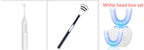 360 Degrees Intelligent Automatic Electric  Toothbrush Waterproof U Type Tooth Brush Whitening Blue Light USB Charging