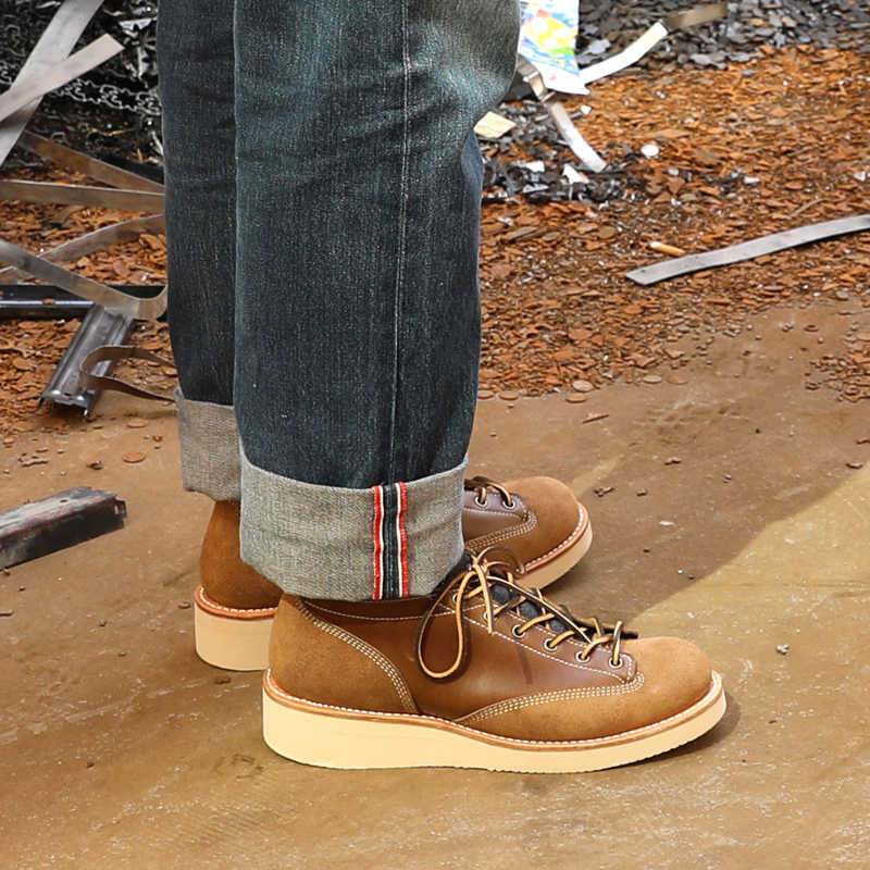 Casual Low-top Short Face Vintage Work Boots Secondary image