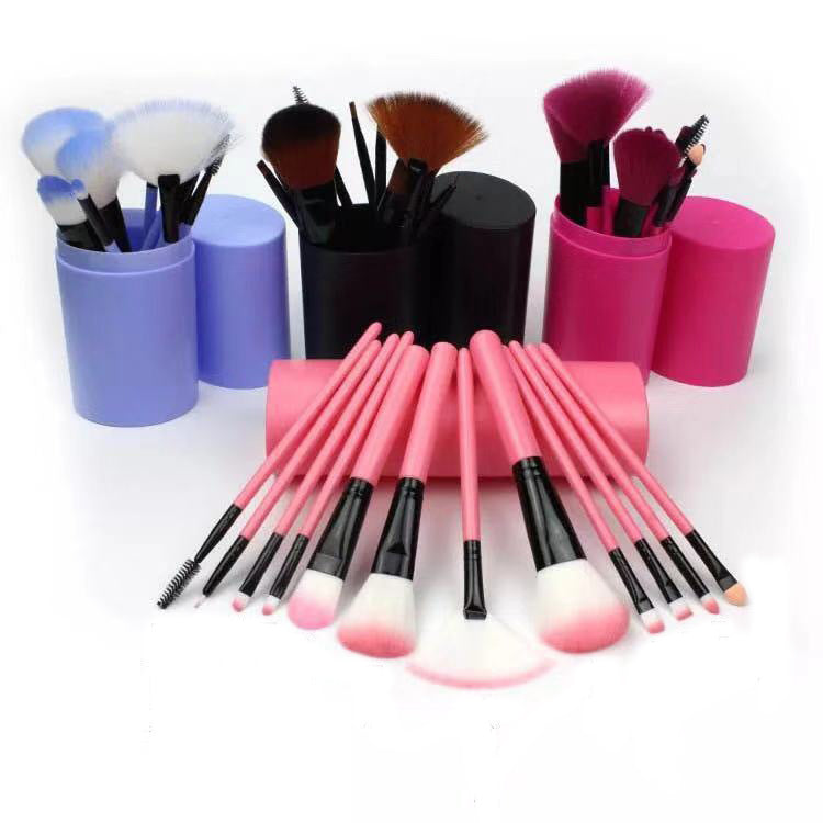 12pcs Makeup Brush Set Blush Eyeshadow Eyelash Highlighter Makeup Brush Secondary image