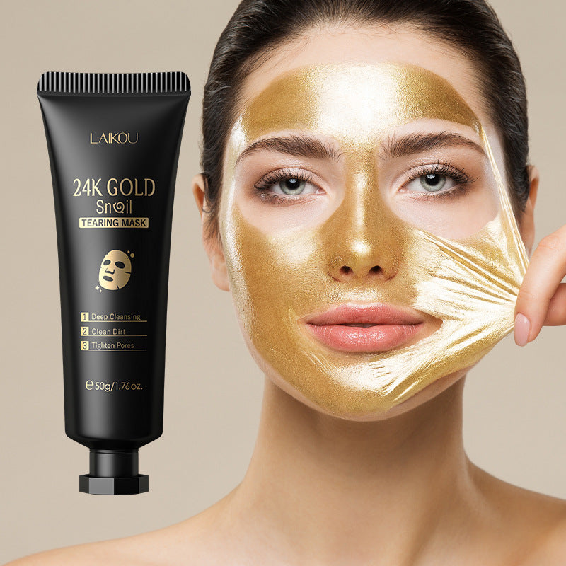 Gold Foil Snail Tear-Off Mask Hydrating Main image