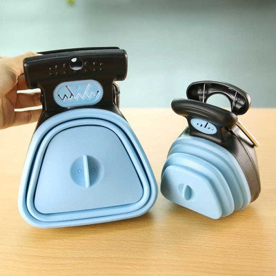 Dog Pet Travel Foldable Pooper Scooper With 1 Roll Decomposable bags Poop Scoop Clean Pick Up Excreta Cleaner Epacket Shipping Main image