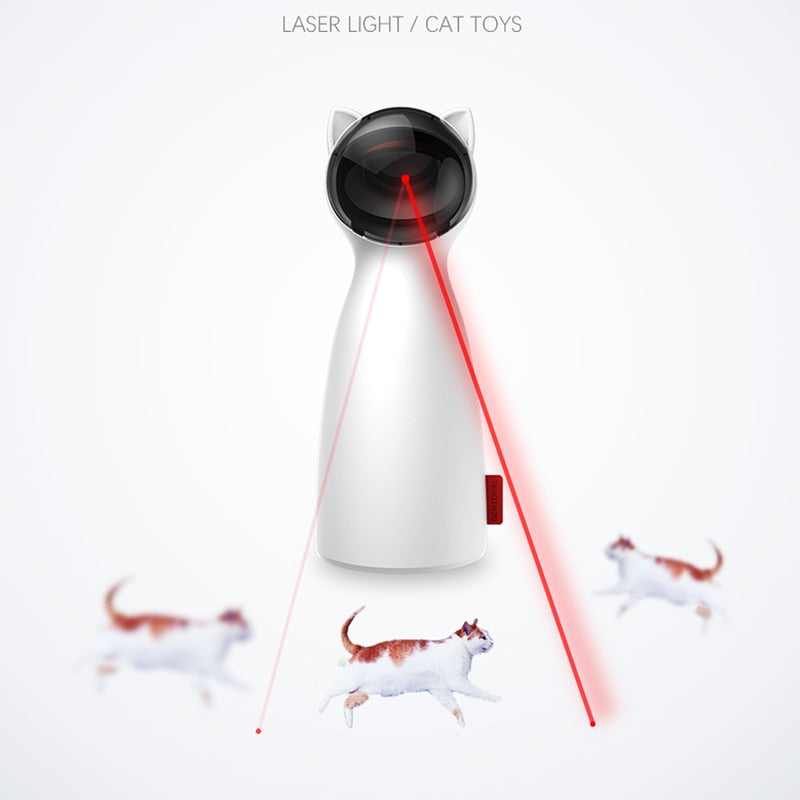 Creative Cat Pet LED Laser Funny Toy Smart Automatic Cat Exercise Training Entertaining Toy Main image