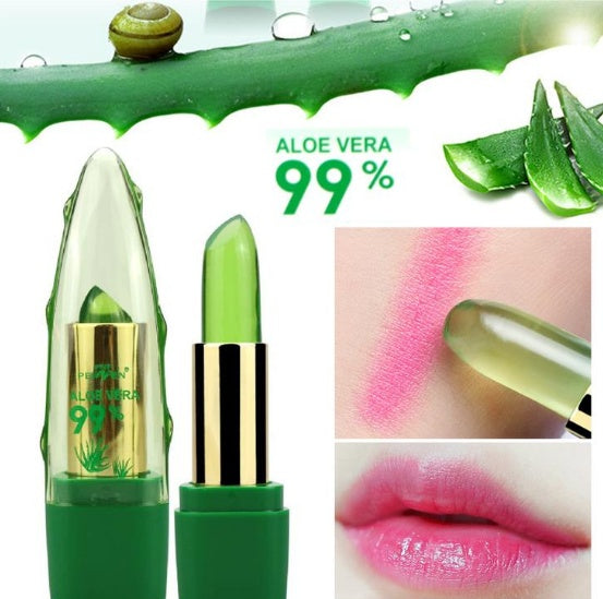 Aloe Vera Gel Color Changing Lipstick Gloss  Moisturizer Anti-drying Desalination Fine-grain Lip Blam Care Main image