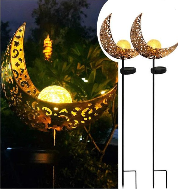 LED Solar Flame Light Metal LED Garden Light Flame Effect Lamp Waterproof Outdoor Lights Landscape Lights Solar Decorative Light Main image