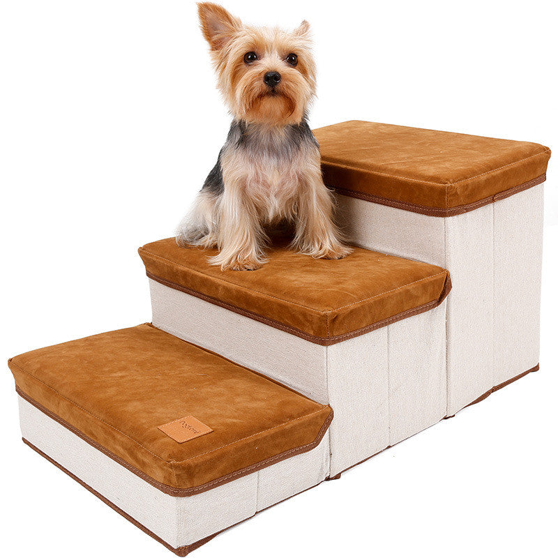 Foldable Storage Pet Dog Stairs Main image