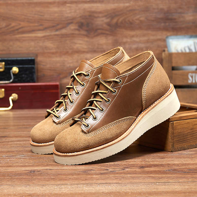 Casual Low-top Short Face Vintage Work Boots Main image