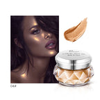 Face Highlighter Jelly Gel Mermaid Eyeshadow Glow Body Glitter Festival Makeup Iluminador Gold Liquid Highlighter Bronzer