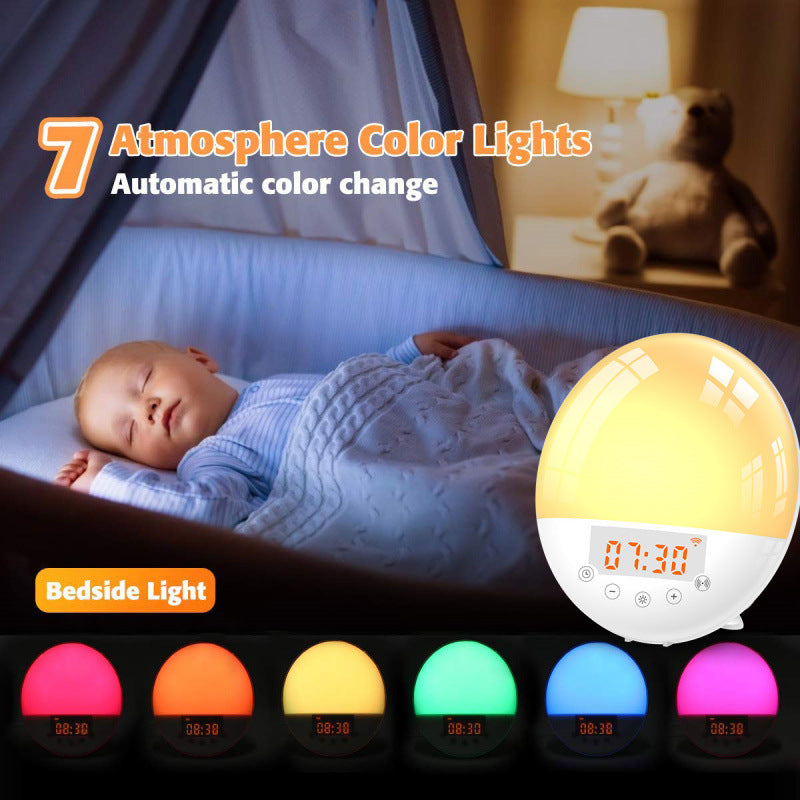 WiFi Voice Control Intelligent Alarm Clock, Sunrise Natural Wake-up Light Main image