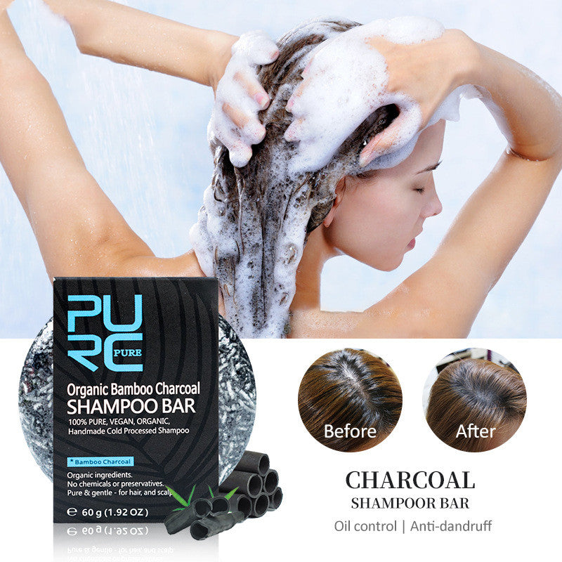 Hand-Extracted Soap Shampoo Bamboo Charcoal Shampoo Soap Main image
