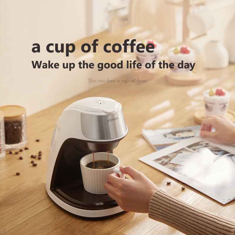 New Coffee Machine Fully Automatic Home Office Mini American Small Portable Coffee Maker Main image