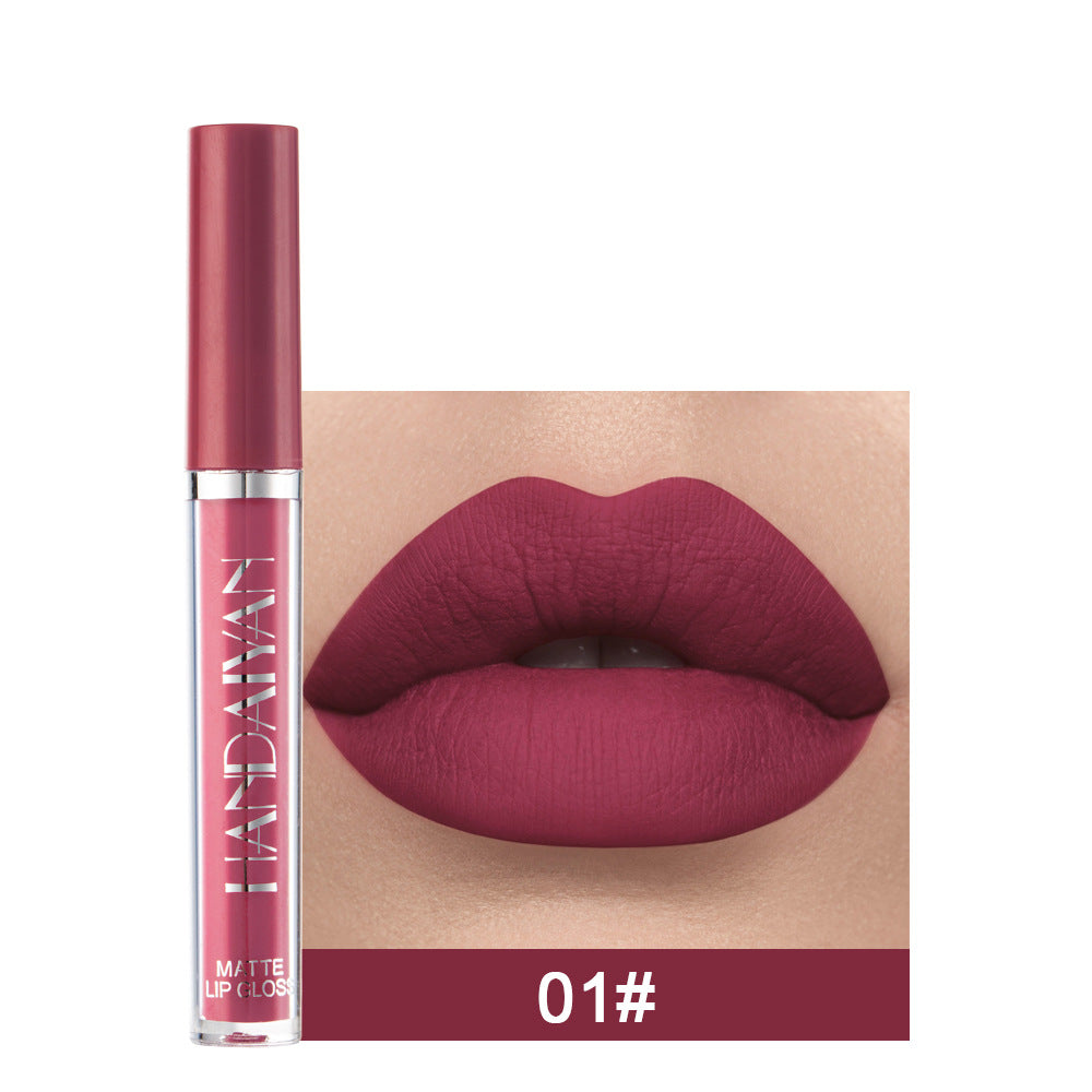 Matte Non-stick Cup Lip Gloss, Non-fading Matte Liquid Lipstick Main image