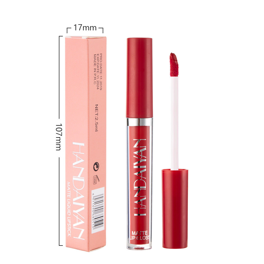 Matte Non-stick Cup Lip Gloss, Non-fading Matte Liquid Lipstick Secondary image