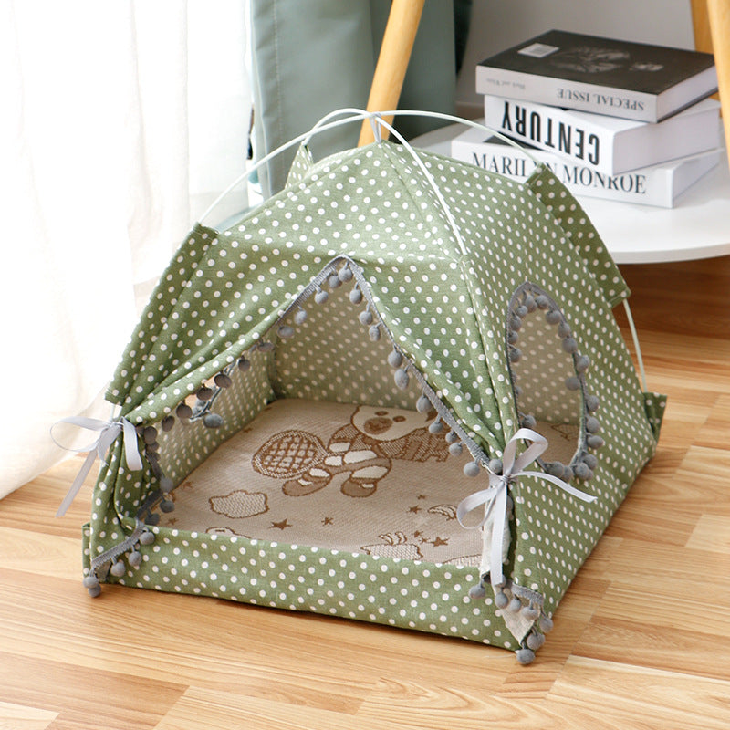 Cat Tent Cat Cat House Enclosed Pet Bed Main image