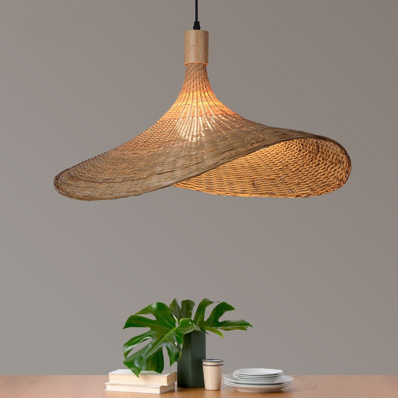 Bamboo Chandelier New Japanese Style Lamps Secondary image