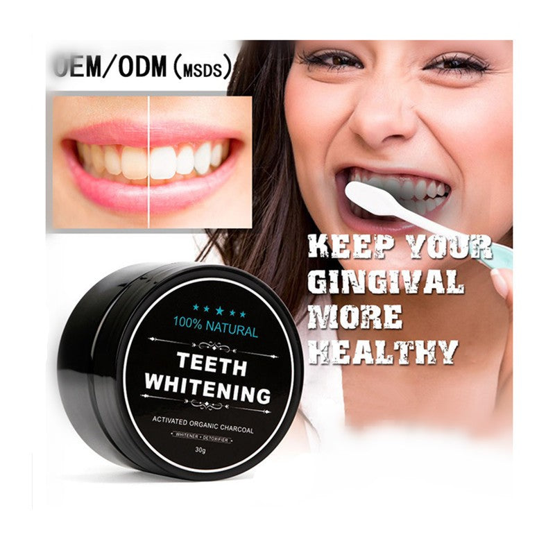 Charcoal Teeth Whitening Powder Activated Coconut Charcoal Teeth Whitening Charcoal Powder Oral Hygiene Main image
