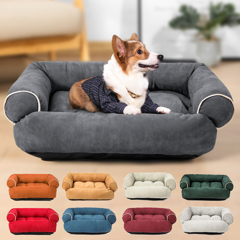 Dog Sofa Bed Sleeping Bag Kennel Cat Puppy Sofa Bed Pet House Winter Warm Beds Cushion Main image