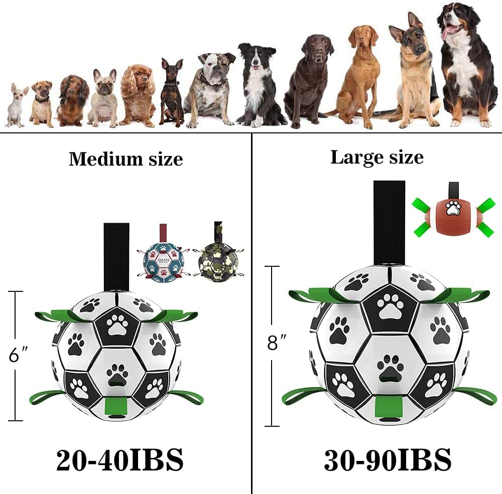 Interactive Dog Football Toy Soccer Ball Inflated Training Toy For Dogs Outdoor Border Collie Balls For Large Dogs Pet Supplies Secondary image