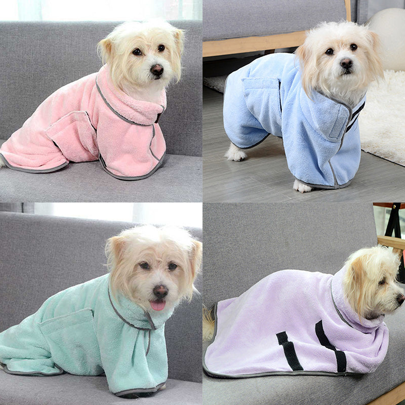 Quick-drying Pet Absorbent Towel Dog Bathrobe Pet Dog Bath Towel For Dogs Cats Microfiber Absorbent Pet Drying Towel Pet Supplies Pet Products Secondary image