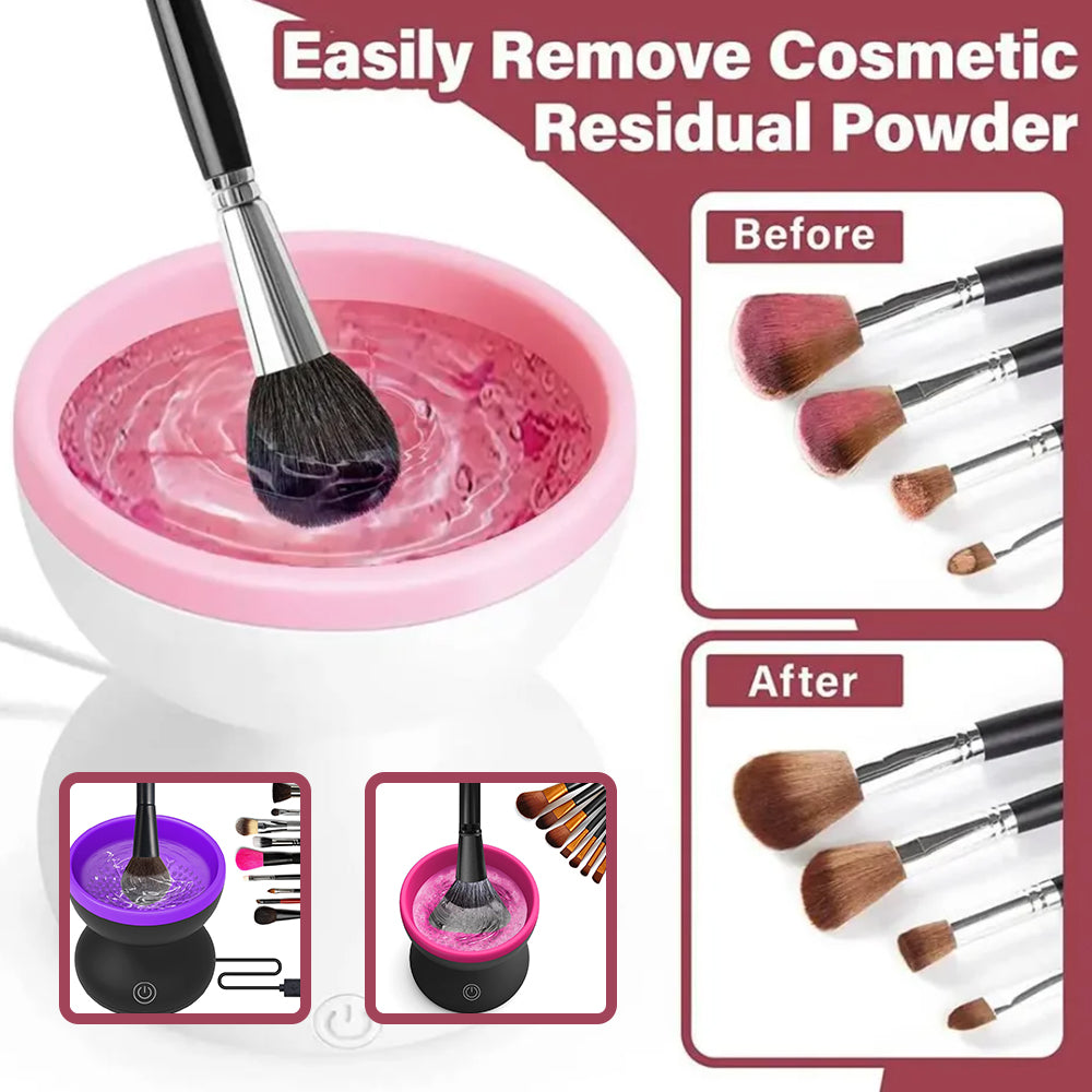 Electric Makeup Brush Cleaner Machine Portable Automatic USB Cosmetic Brush Cleaner Tools For All Size Beauty Makeup Brushes Set Main image