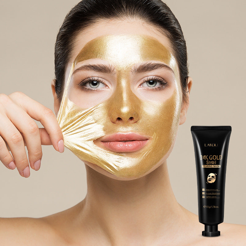 Gold Foil Snail Tear-Off Mask Hydrating Secondary image