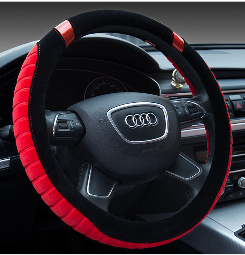 Steering wheel short plush car handle Secondary image