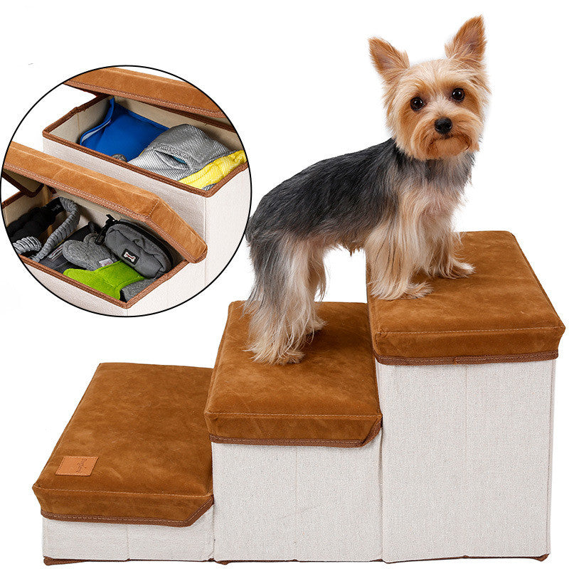 Foldable Storage Pet Dog Stairs Secondary image