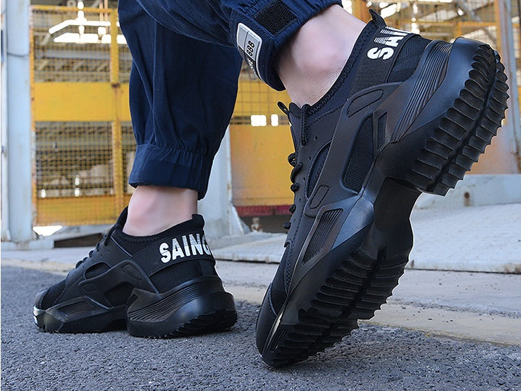 Shatterproof and puncture proof work shoes