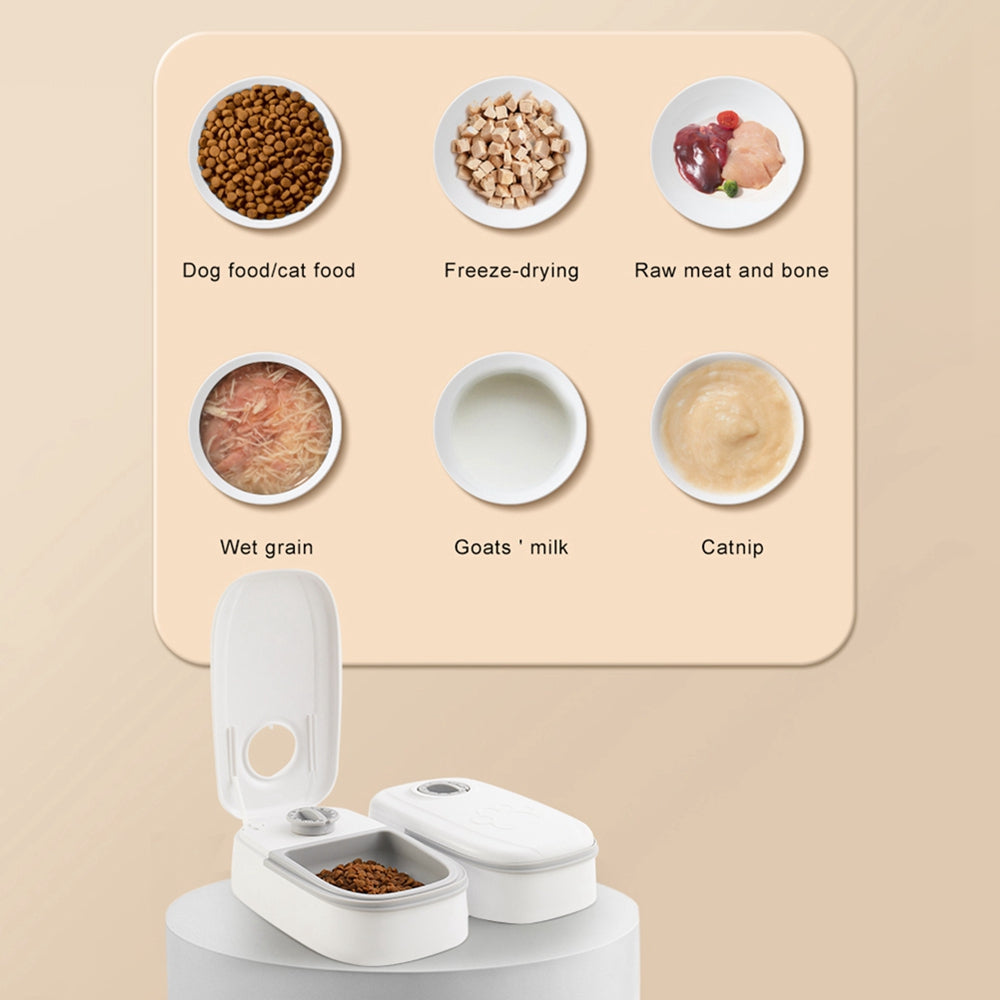 Automatic Pet Feeder Smart Food Dispenser For Cats Dogs Timer Stainless Steel Bowl Auto Dog Cat Pet Feeding Pets Supplies Secondary image