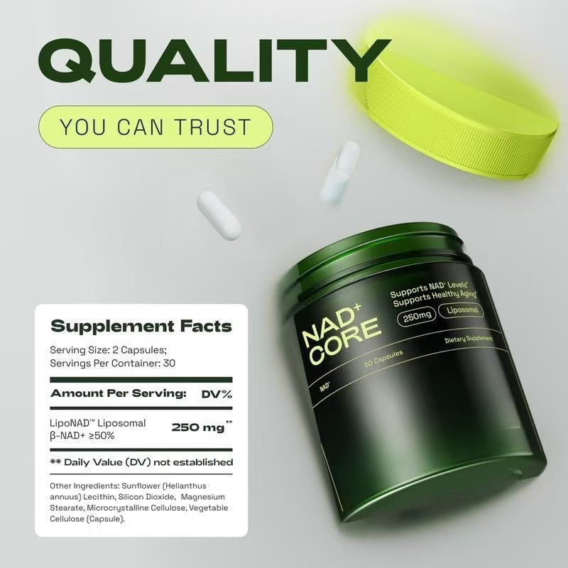 Cata-Kor Nicotinamide Capsules NAD Supplement 60 Tablets Secondary image