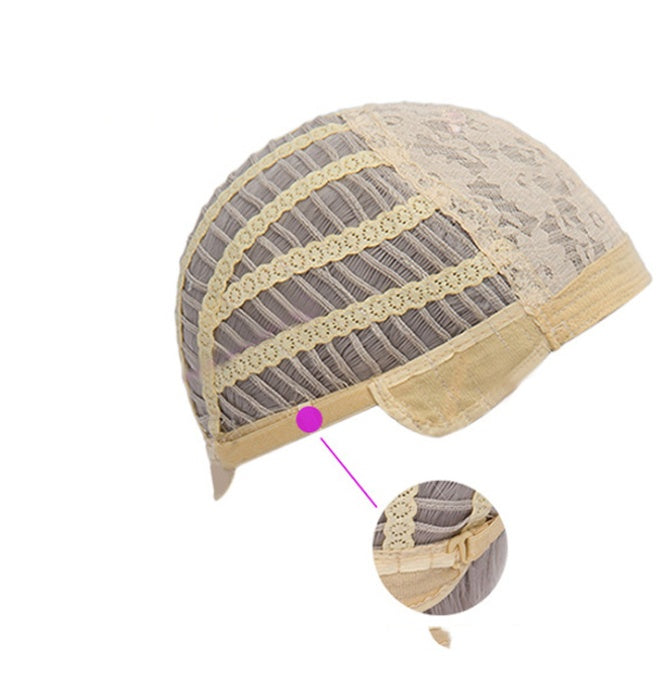 Golden wig headgear Secondary image