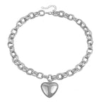 Cold Style Hollow Out Thick O-shaped Necklace