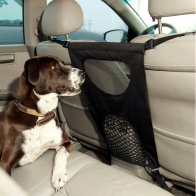 Pet car supplies Car rear seat pet guardrail Car pet isolation protection Dog car block Main image