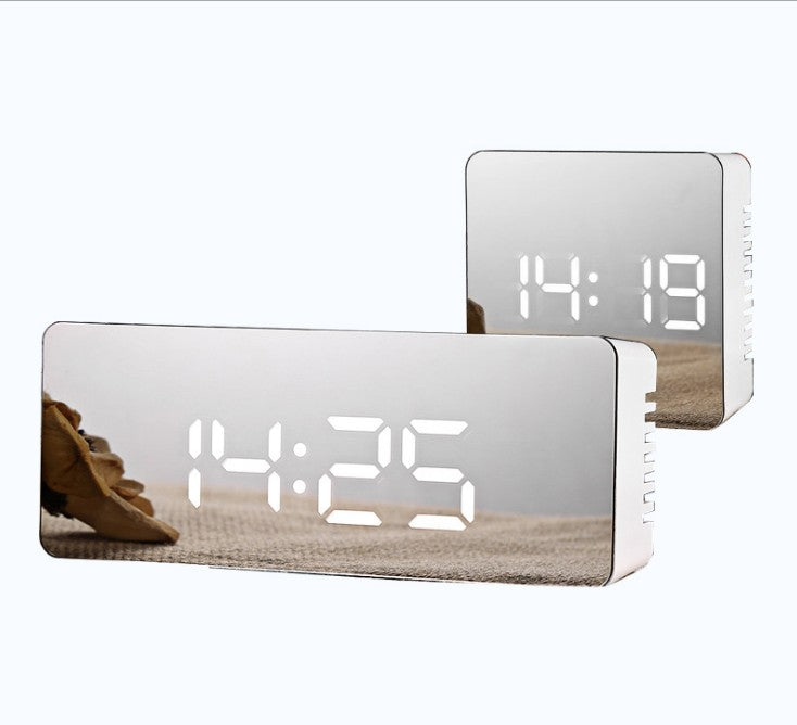 Digital LED multi-function mirror clock Main image