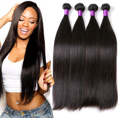 Human hair straight hair Brazilin human straight hair Brazil hot sale natural color Main image