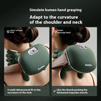 Electric Neck And Shoulder Muscle Massager Wireless Shoulder And Back Kneading Massage Shawl Neck Masajeador Relax Pain Relief