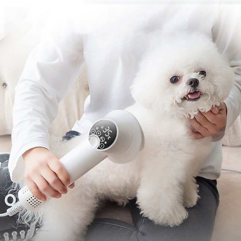 Smart Pet Hair Dryer Dog Golden Retriever Cat Grooming Hairdressing Blow & Comb Silent No Harm Pet Cleaning Supplies Pet Products Secondary image