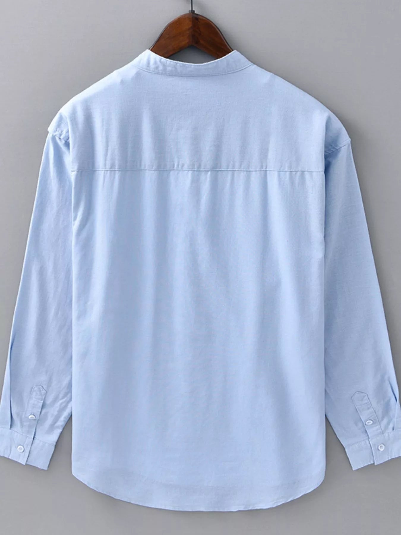 Men's Plus Size Casual Button Up Long Sleeve Shirt Secondary image