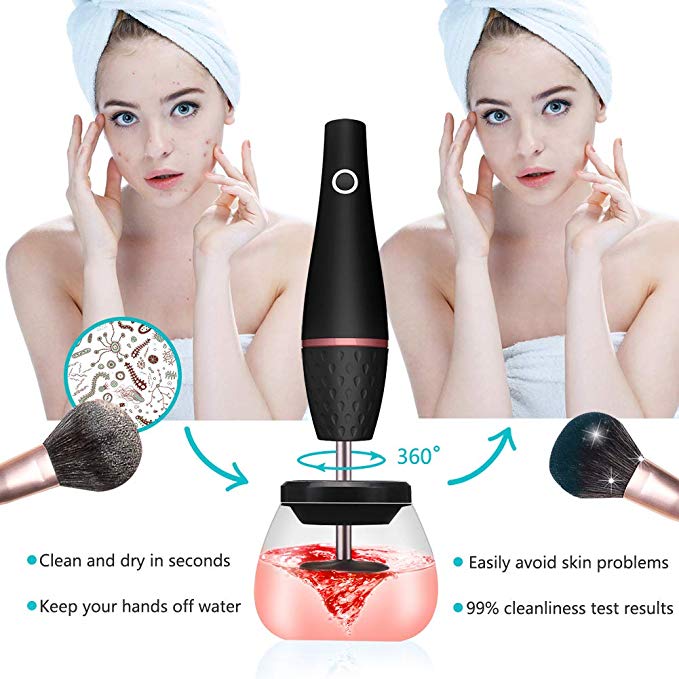 Makeup brush cleaner electric Secondary image