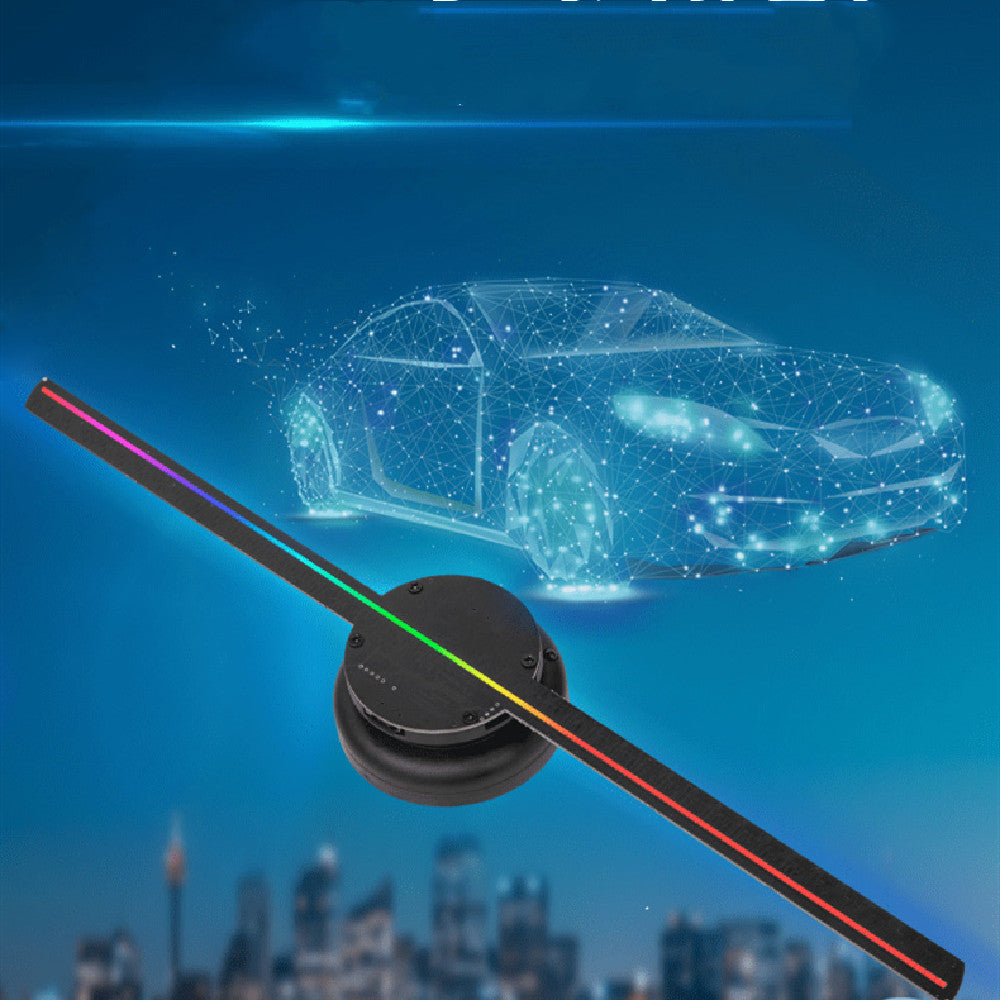 Led Luminous Sign Light Holographic Projector Diy Fan Screen Video Picture 3d Holographic Light Holiday Decoration Secondary image