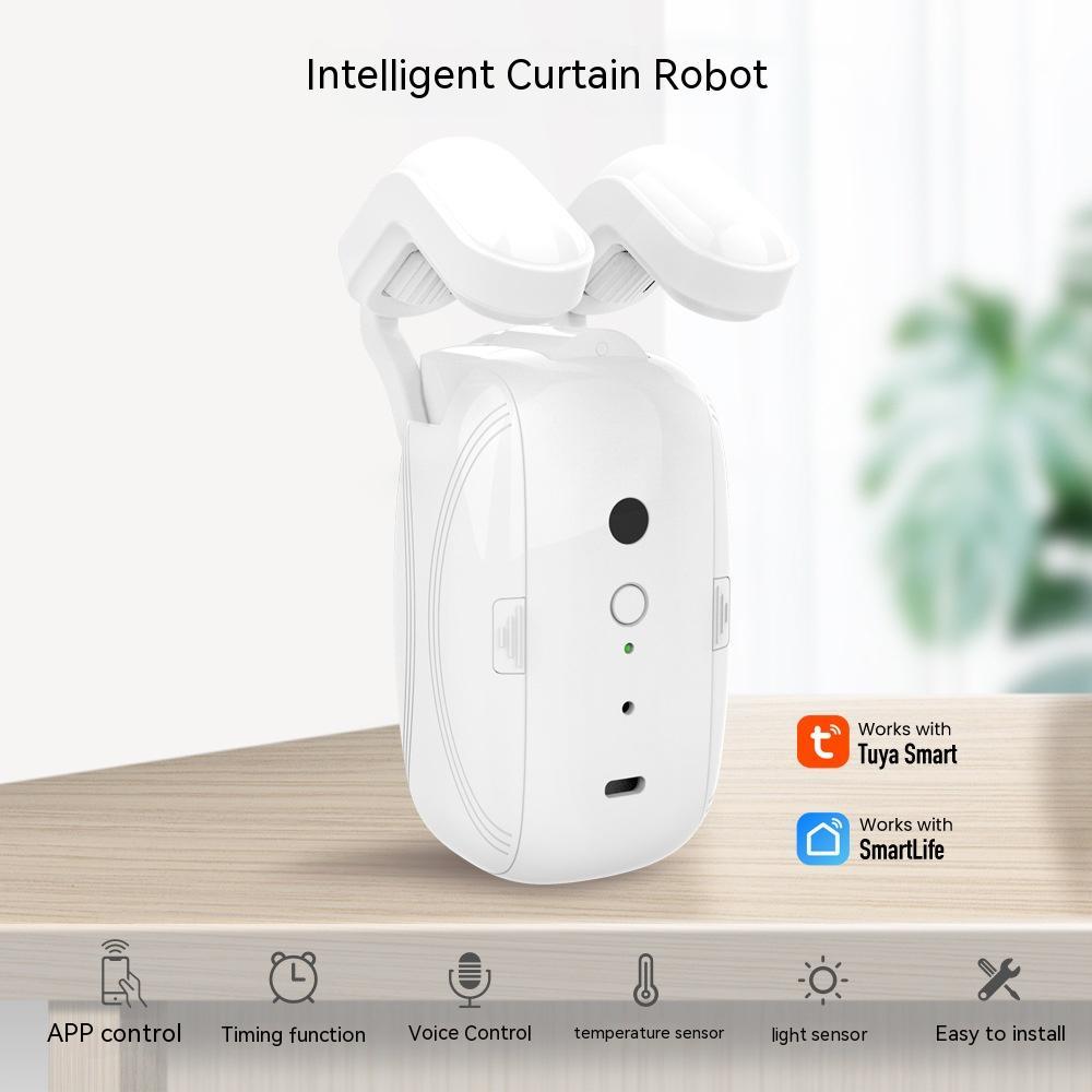 Wifi Curtain Robot Smart Home Roman Rod Electric Curtain Companion Main image