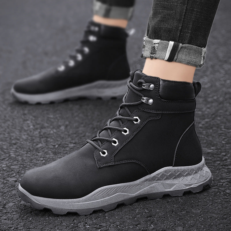 Rhubarb Casual Leather Boots Retro Tooling Ankle Main image