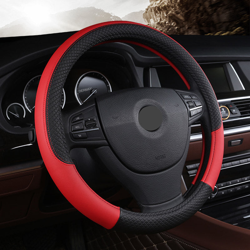Universal Leather Car Steering Wheel Cover Main image
