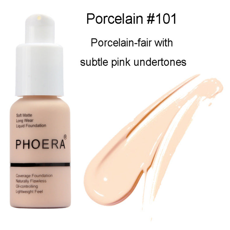Explosive Press Type Oil Control Natural Color Matte Concealer Foundation Cream Secondary image