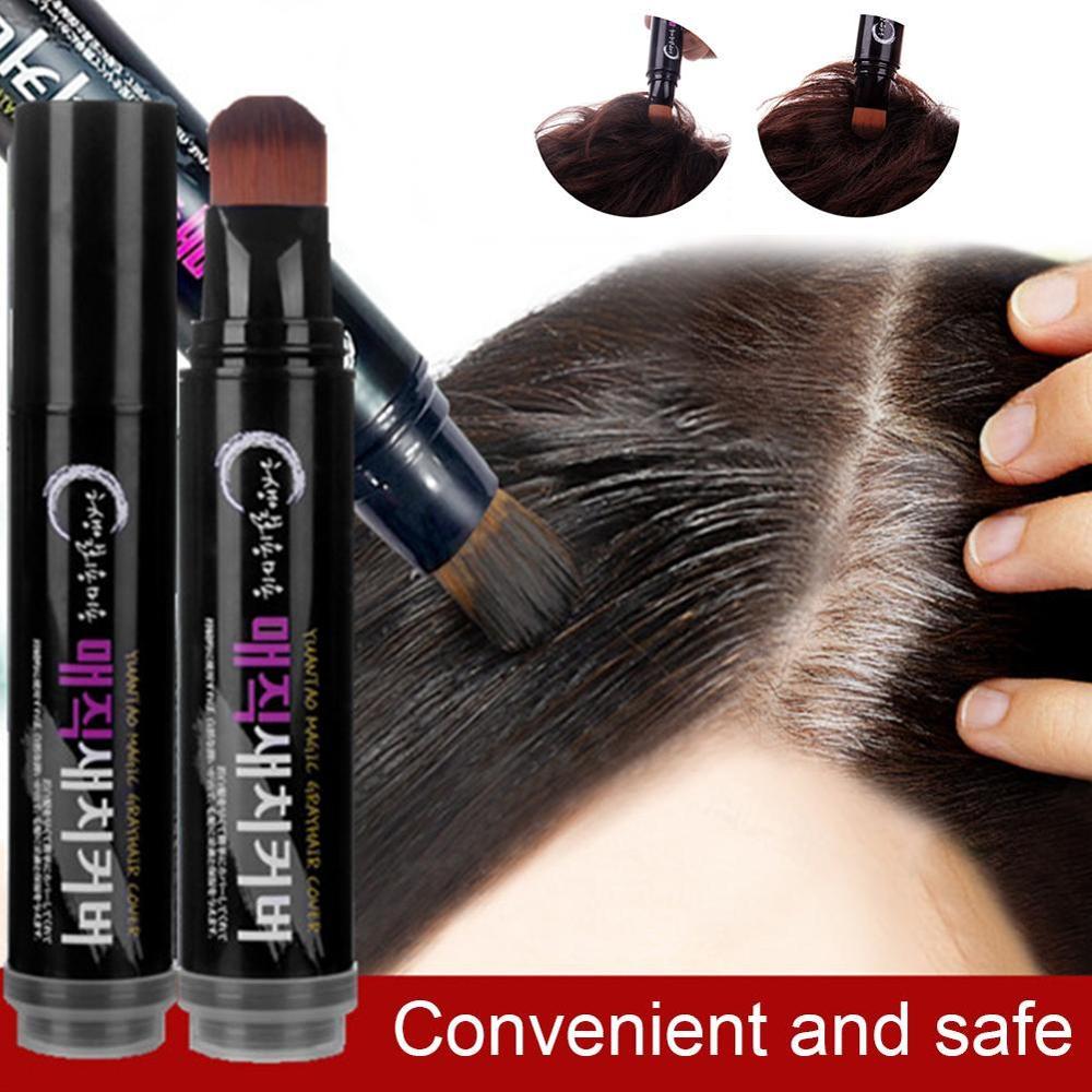 Temporary Hair Color Brush And Comb DIY Hair Color White Wax One-time Color Hair Grey Cream Hair Dye Pen Secondary image
