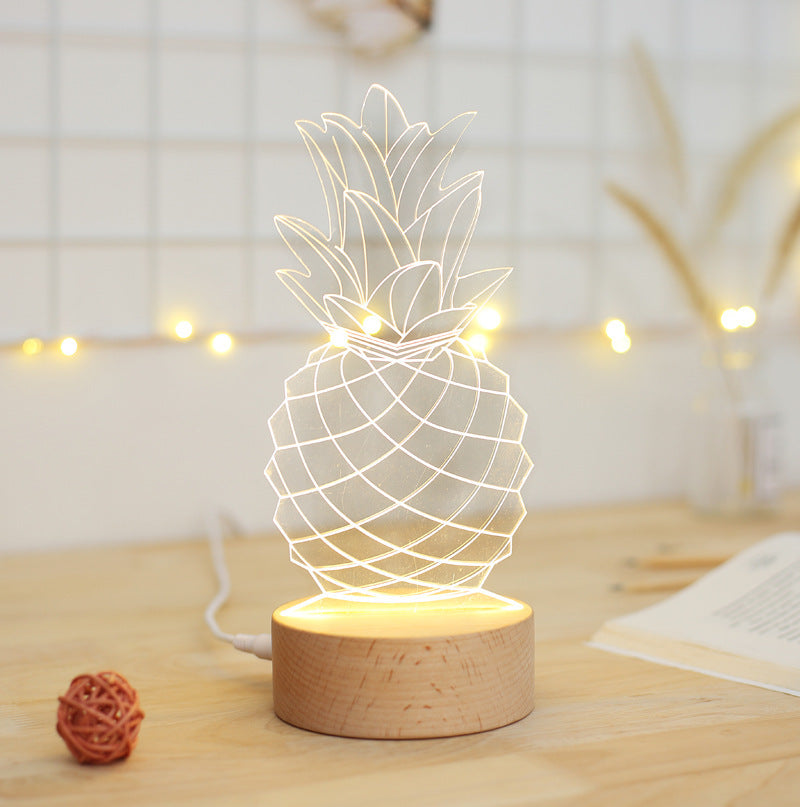 Bedside lamp pineapple table lamp Main image