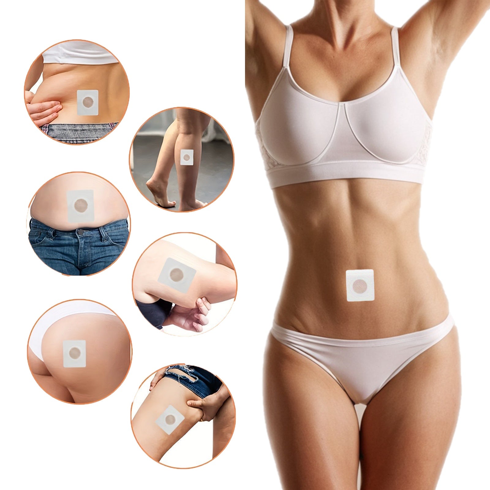 Navel Belly Button Patch Slimming Patch Abdomen Magnetic Detox Sticker Secondary image