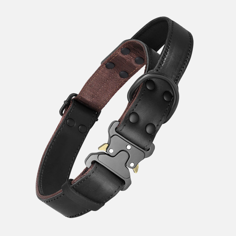 Leather Explosion-proof Large Dog Bandana Leather Pulling Rope Secondary image