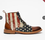 Flat Bottom Martin Boots British Style Retro Short Men's Boots