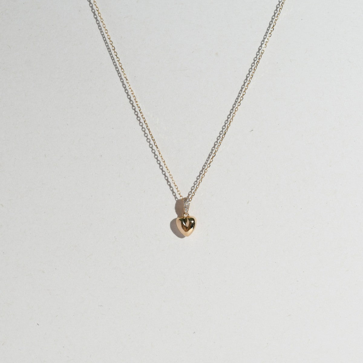 Jinai Heart Zircon Clavicle Necklace Niche And Sophisticated Main image