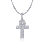 Set With Top-quality Moissanite, This Luxurious And Fashionable Light Luxury Trend Jewelry Necklace Pendant Is Made Of S925 Silver Electroplated With Platinum